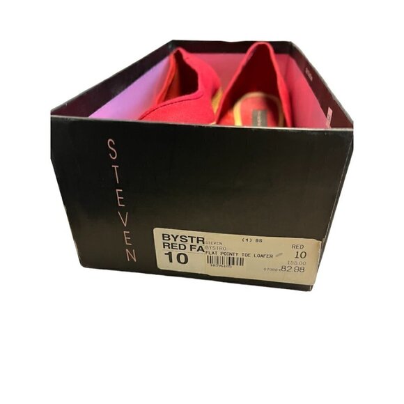 STEVEN BY STEVE MADDEN BYSTRO RED FLATS - Picture 9 of 11